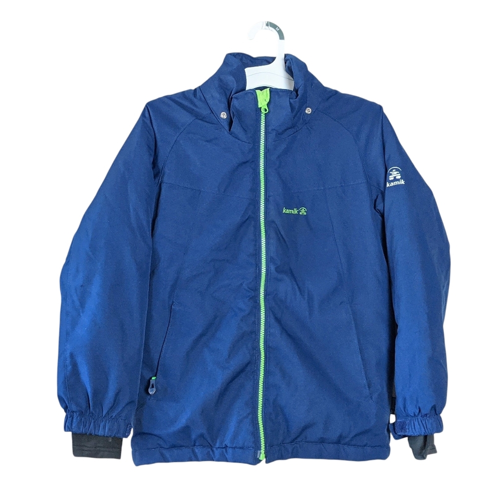 Kamik Boys Insulated Ski Jacket Size M 10